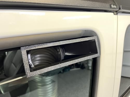 ECOFLOW Wave 2 & 3 Exhaust 5in or Intake 6" Duct to square for easier window mounting