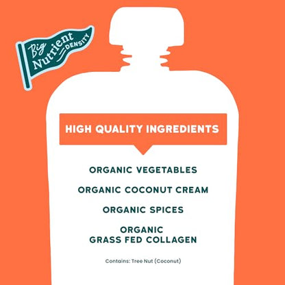 Serenity Kids Organic Pumpkin Spice Protein Smoothie Pouch - USDA Organic - Dairy Free, 3.5 Ounces (Pack Of 12)