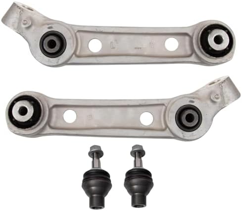 TRQ Front Lower Control Arm with Ball Joint Included Set 4 Pieces Compatible with 2017-2020 BMW 530i xDrive 2017-2020 BMW 540i xDrive 2018 BMW 540d xDrive
