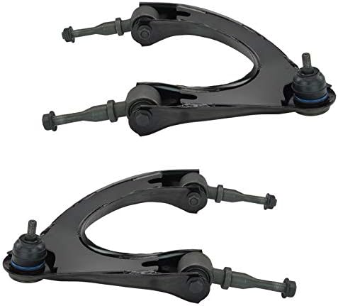 TRQ Front Upper Control Arm with Ball Joint Set Compatible with 1995-2000 Chrysler Sebring Dodge Avenger 1995-1998 Eagle Talon 1995-1999 Mitsubishi Eclipse 1994-1998 Galant