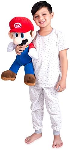 Super Mario Kids Bedding Super Soft Plush Cuddle Pillow Buddy, One Size, By Franco