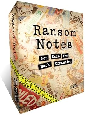 Ransom Notes Expansion Pack, Not Safe for Work (NSFW) Edition - The Ridiculous Word Magnet Party Game, 3+ Players