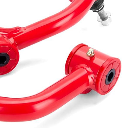 KSP 2-4" Upper Control Arm for F150 2004-2020, Aftermarket Control Arm Replacement Factory/Stock Arm, Iron Steel Welding Swing Control Arms With Adjustable Ball Joint for 2-4inch Front Lift Kits (Red)