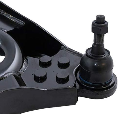 TRQ Front Lower Control Arm with Ball Joint Set Compatible with 2006-2010 Dodge Ram 1500 2011-2012 Ram 1500