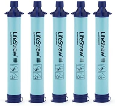 LifeStraw Personal Water Filter for Hiking, Camping, Travel, and Emergency Preparedness