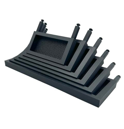 Universal Aquarium HOB Filter Diffuser/Baffle - Smoother & Quieter Flow - 6 Sizes! (5 Inch (12.7 CM), Suction Cup: Black, Baffle: Grey)