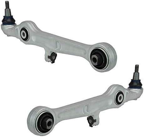 TRQ Front Lower Control Arm with Ball Joint Set Compatible with 2003-2009 Audi A4 A4 Quattro 2007-2008 RS4 2004-2009 S4