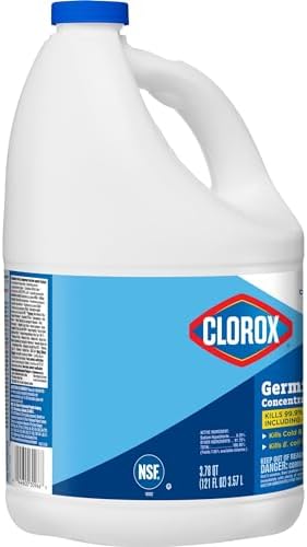 CloroxPro Clorox Germicidal Bleach, 121 Ounce Bottle, Pack of 3 (Package May Vary)