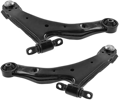 TRQ Front Lower Control Arm with Ball Joint Set Compatible with 2004-2009 Kia Spectra 2005-2009 Spectra5