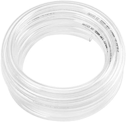Eastrans 10ft x 3/4" ID Clear Vinyl Tubing, Flexible Hybrid PVC Tubing Hose, Lightweight Plastic Tube UV Chemical Resistant Vinyl Hose, BPA Free and Non Toxic