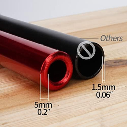 Universal 7/8 Inch 22mm Dirt Bike Handlebars, Upgraded Pit Bike Handlebar with Foam Pad for Motocross CRF YZF KXF KLX RMZ DRZ Pit Dirt Bike ATV Quad - Red
