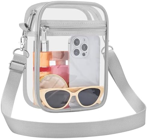 USPECLARE Clear Purse Stadium Approved CrossBody Bag for Men and Women