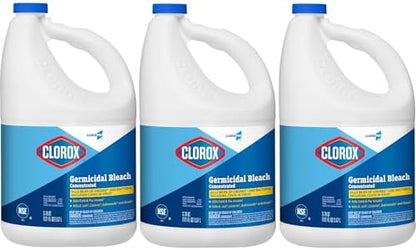 CloroxPro Clorox Germicidal Bleach, 121 Ounce Bottle, Pack of 3 (Package May Vary)