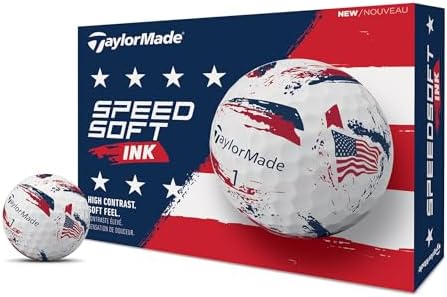 TaylorMade SpeedSoft Golf Balls, Maximum Distance with Ultra-Soft Feel, Perfect for Off The Tee and Around The Green