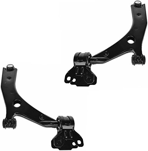 TRQ Front Lower Control Arm with Ball Joint Set Compatible with 2010-2013 Mazda 3
