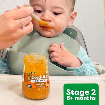 Beech-Nut Baby Food Pouches, Pumpkin Zucchini Apple Veggie Puree Baby & Toddler Food, 3.5 oz (12 Pack)