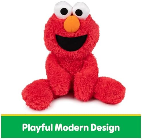 GUND Sesame Street Official Elmo Take Along Buddy Plush, Premium Plush Toy for Ages 1 & Up, Red, 13”