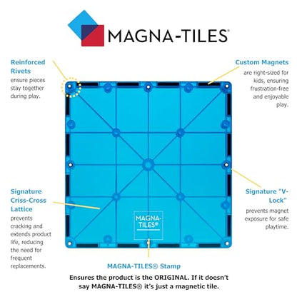 MAGNA-TILES Classic 32-Piece Magnetic Construction Set, The ORIGINAL Magnetic Building Brand