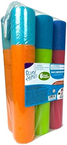 6-Pack Water Blaster Set, Multicolor