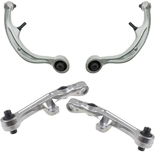 TRQ Front Lower Control Arm with Ball Joint Set Compatible with 2003-2004 INFINITI G35 Nissan 350Z
