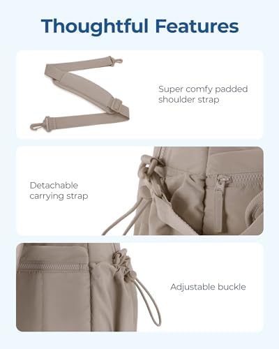 BAGSMART Gym Bag for Women, Duffle Bag for Travel with Wet Pocket, Lightweight Carry on Weekender Duffel, Water Resistant