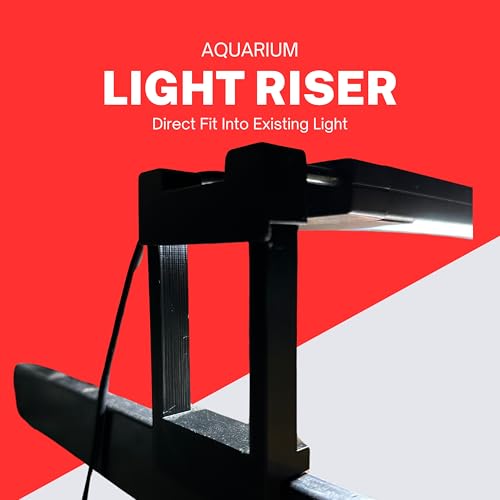 3 Inch Light Riser Set for Aquarium Lights, 3D Printed PLA Plastic, Light Riser Compatable with Fluvals Plant 3.0/Marines LED 3.0