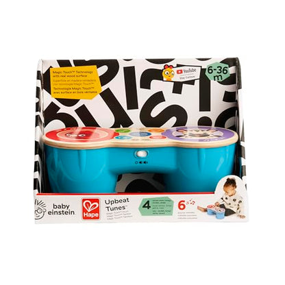 Baby Einstein Upbeat Tunes Magic Touch Wooden Drum Musical Toy Ages 6 Months +