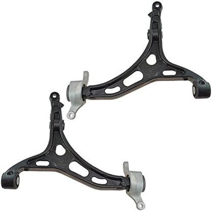 TRQ Front Lower Control Arm Set Compatible with 2011-2015 Dodge Durango Jeep Grand Cherokee