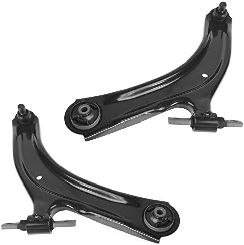 TRQ Front Lower Control Arm with Ball Joint Set Compatible with 2008-2013 Nissan Rogue 2014-2015 Rogue Select
