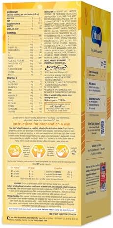 Enfamil NeuroPro Baby Formula, MFGM* 5-Year Benefit, Expert-Recommended Brain-Building Omega-3 DHA, Exclusive Immune Supporting HuMO6 Blend, Infant Formula Powder, Baby Milk, 31.4 Oz, Pack of 4