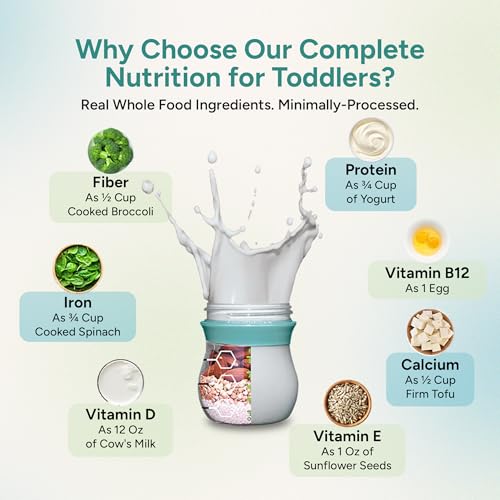Else Nutrition Toddler Formula 12-36 mo., Plant Based Toddler Nutritional Drink - Soy & Dairy Free, Lactose Free - Complete Baby Formula (12-36 mo.), Protein Powder w/ 20+ Vitamins (22oz, 6-Pack)