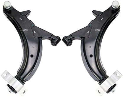 TRQ Front Lower Control Arm with Ball Joint Set Compatible with 2003-2005 Subaru Forester