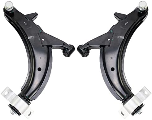 TRQ Front Lower Control Arm with Ball Joint Set Compatible with 2003-2005 Subaru Forester