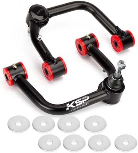 KSP 4Runner Upper Control Arm, 2-4in Adjustable Front Control Arm Compatible with Toyota FJ Cruiser Land Cruiser Prado J120 J150, Aftermarket Arm Replace Stock A-arm After 2-4" Lift on Lexus J120 J150