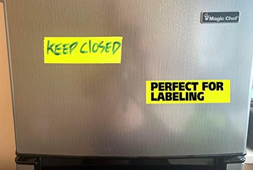 Gaffer Power Real Professional Grade Gaffer Tape, Made in The USA, Yellow Fluorescent 2 Inches by 30 Yards, UV Blacklight Reactive Fluorescent Heavy, Non-Reflective, Better Than Neon Yellow Duct Tape
