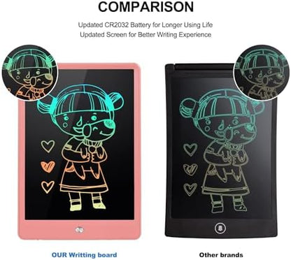 EooCoo Toys for Ages 3-6, Drawing Board 2 Pack, 10 Inch LCD Writing Tablet, Electronic Drawing Tablet, Girl/Boy Birthday Gift, Kids Toys, Drawing Pad Girls Gifts, Kids Travel Essential