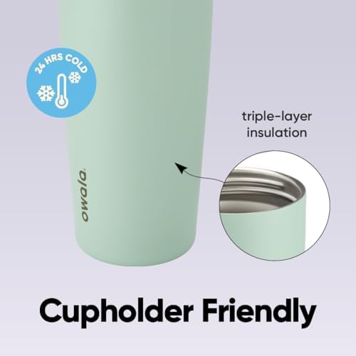 Owala FreeSip Sway - Stainless Steel - 30-oz. - Green (Eucalyptus)