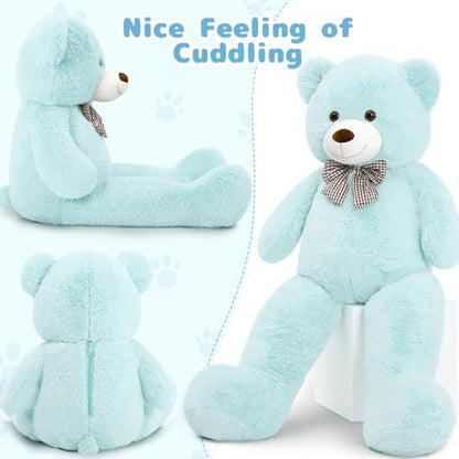 MaoGoLan Giant Big Anniversary Teddy Bear 47 inch Huge Oversized Stuffed Naimal 4 Feet Gift for Girls Girlfriend Boys Wife