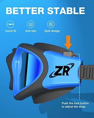 ZIONOR G1 Polarized Swimming Goggles for Unisex Adult Women Anti Fog 100% Anti UV Diving Goggles