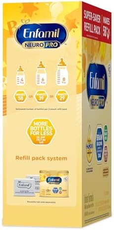 Enfamil NeuroPro Baby Formula, MFGM* 5-Year Benefit, Expert-Recommended Brain-Building Omega-3 DHA, Exclusive Immune Supporting HuMO6 Blend, Infant Formula Powder, Baby Milk, 36.4 Oz