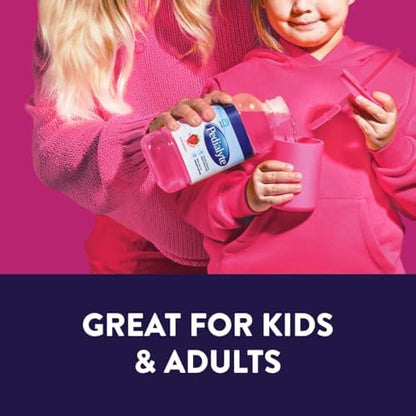 Pedialyte Electrolyte Drink, Hydration Drinks for Kids & Adults, Strawberry, Liter, Pack of 8