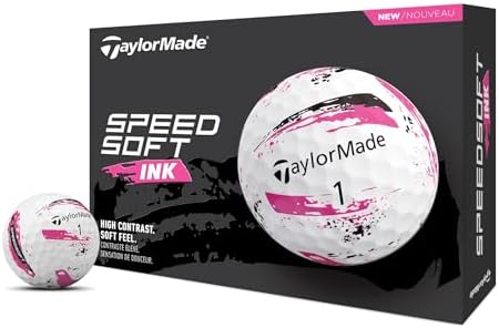 TaylorMade SpeedSoft Golf Balls, Maximum Distance with Ultra-Soft Feel, Perfect for Off The Tee and Around The Green