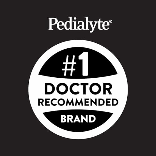 Pedialyte AdvancedCare Plus Electrolyte Hydration Drink, Has 33% More Electrolytes and Has PreActiv Prebiotics, Iced Grape, 1 Liter, Pack of 4