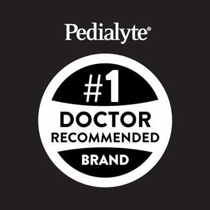 Pedialyte AdvancedCare Plus Electrolyte Hydration Drink, Has 33% More Electrolytes and Has PreActiv Prebiotics, Iced Grape, 1 Liter, Pack of 4