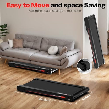 Sperax Walking Treadmill Pad with APP, 3 in 1 Under Desk Treadmill, 400W Low Noise Walking Vibration Pad with Remote Control,Portable Treadmills for Home Office