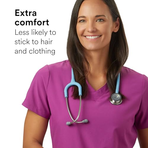 3M Littmann Classic III Monitoring Stethoscope, 5912C, More Than 2X as Loud, Weighs Less, 27" Marine Blue Satin-Finish Tube for Added Comfort, Flexibility and Cleanability