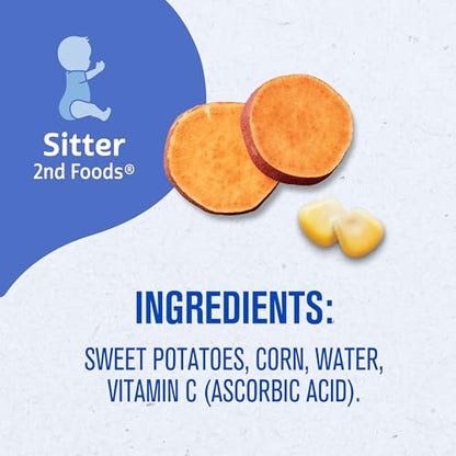 Gerber 2nd Foods Sweet Potatoes & Corn, 4 Ounce Tubs, 2 Count (Pack of 8)