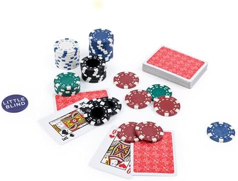 Spin Master Games, Cardinal Classics, 300-Piece Poker Set with Aluminum Carrying Case & Professional Weight Chips & Poker Dice, for Ages 8+
