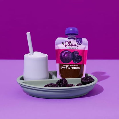 Plum Organics Stage 1 Organic Baby Food, Prune Puree, 3.5 Ounce Pouch (Pack of 12)