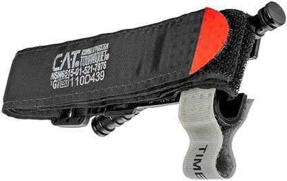 North American Rescue C-A-T Combat Application Tourniquet (Black) NAR Genuine Gen 7 CAT Gray Time-Stamped Military Issued (30-0001)